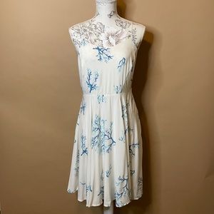 Blue and White Coral Old Navy Sundress